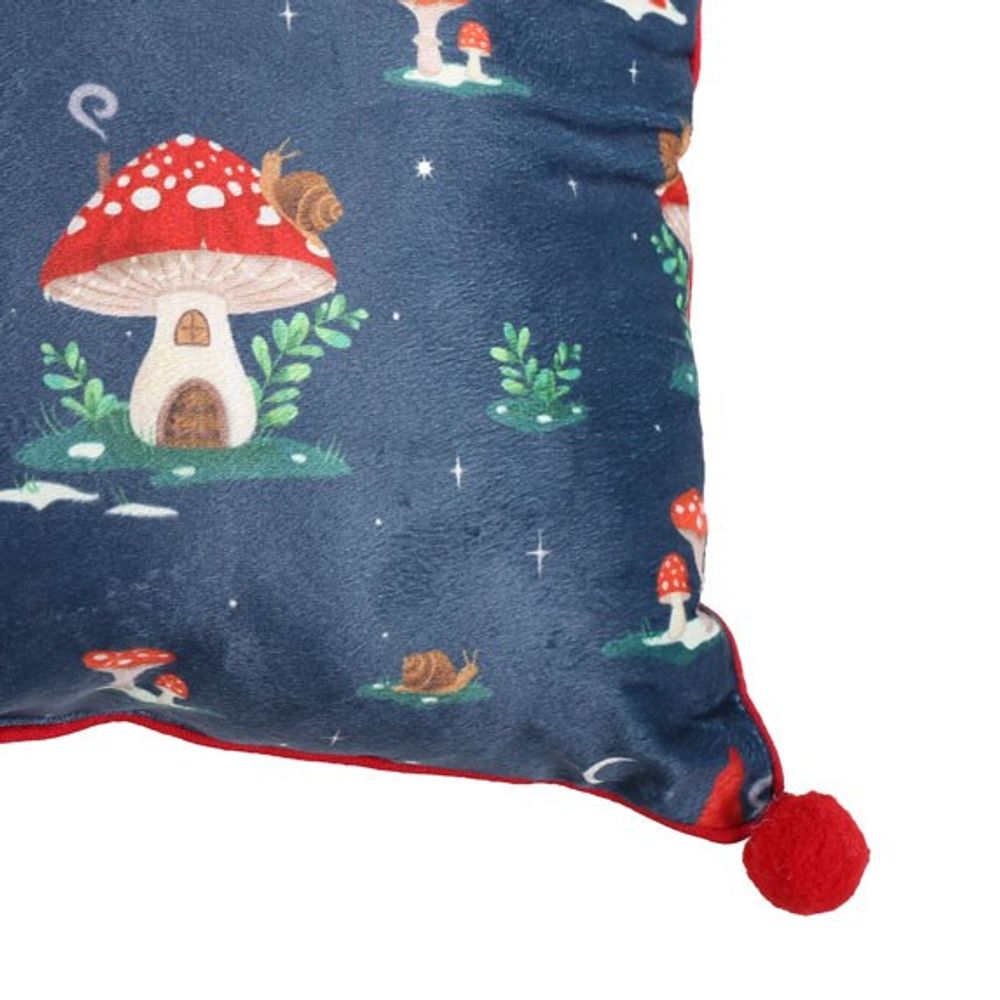 Gnome Sweet Gnome Pom Pom Cushion