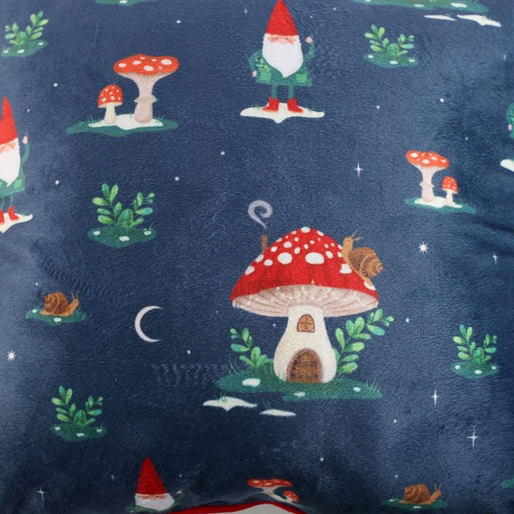 Gnome Sweet Gnome Pom Pom Cushion