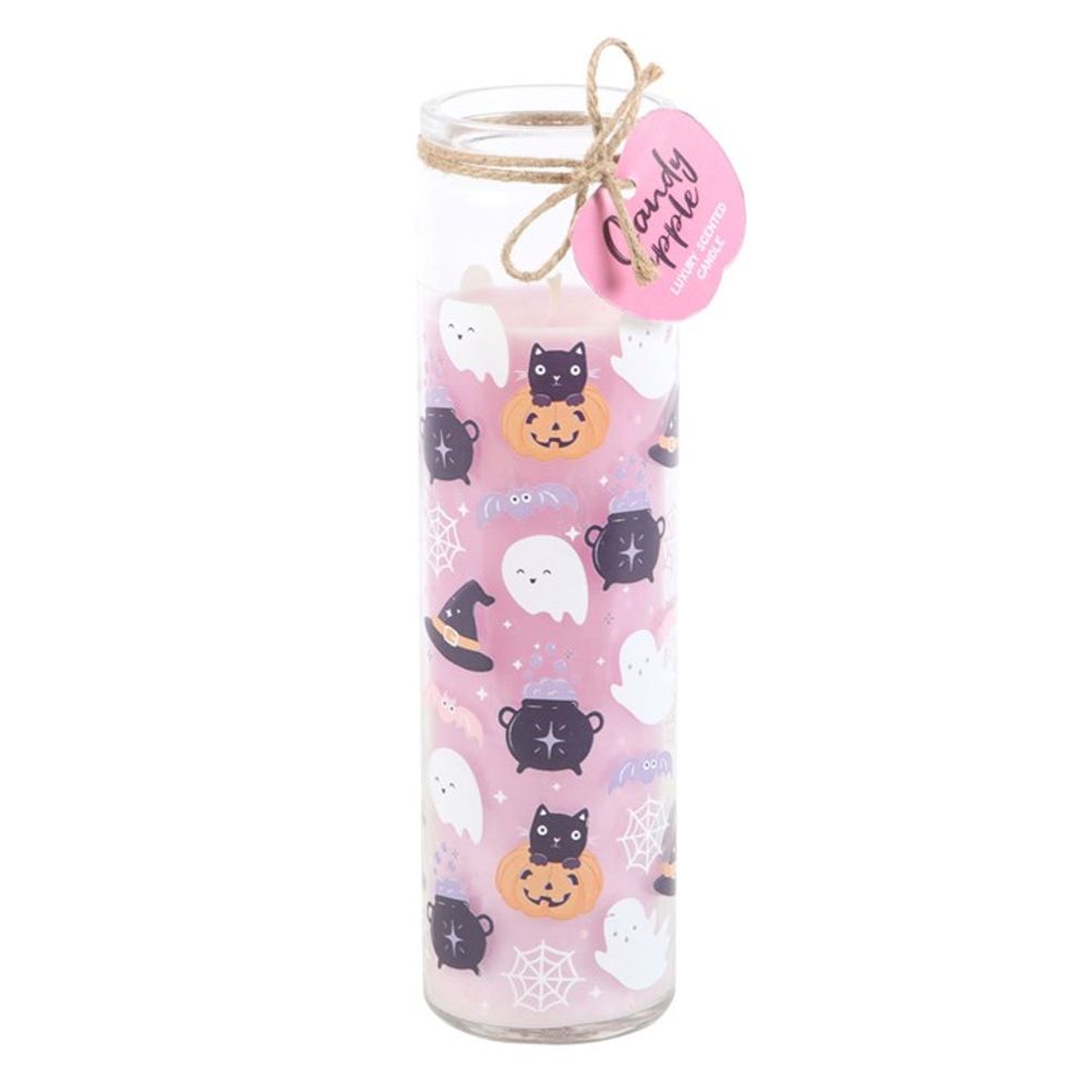 Candy Apple Scented Halloween Tube Candle