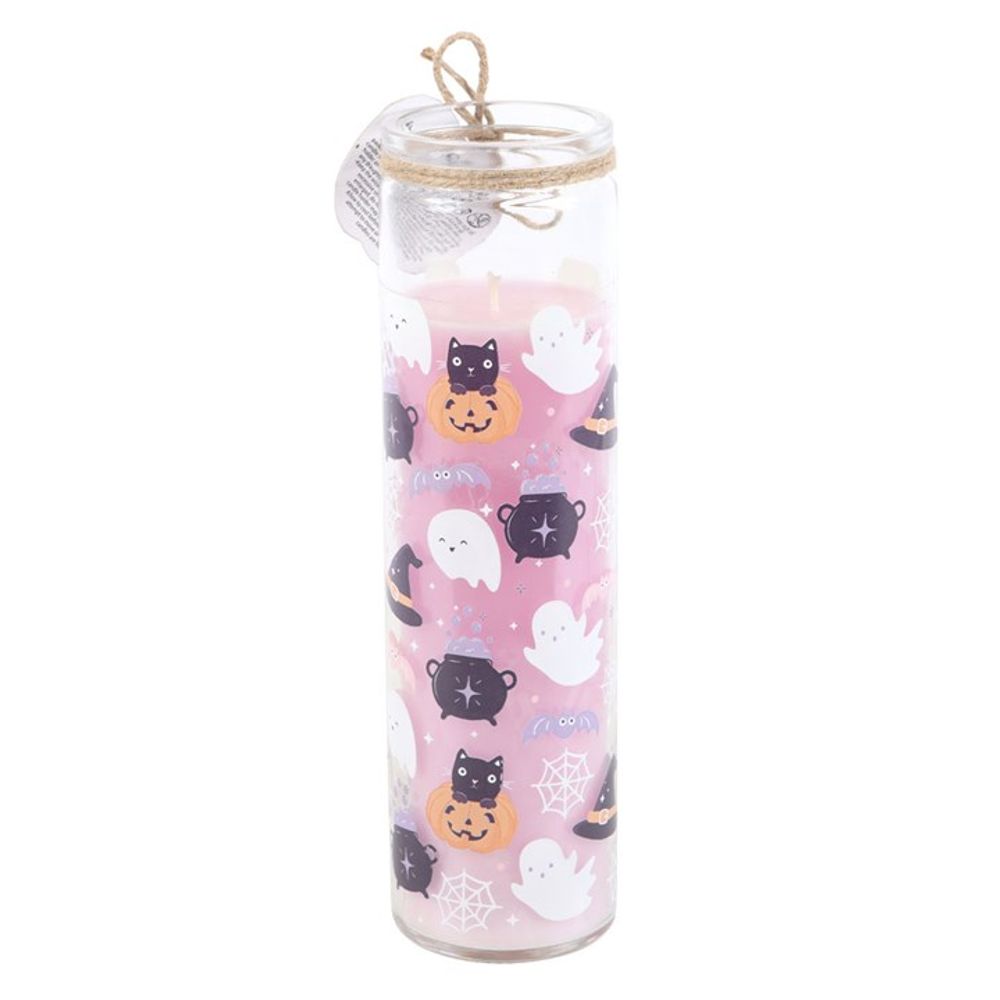 Candy Apple Scented Halloween Tube Candle