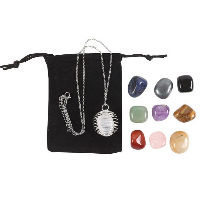 12 Days of Gemstones Necklace & Crystal Advent Calendar