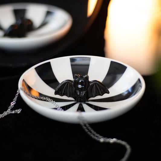 Striped 3D Bat Trinket Dish