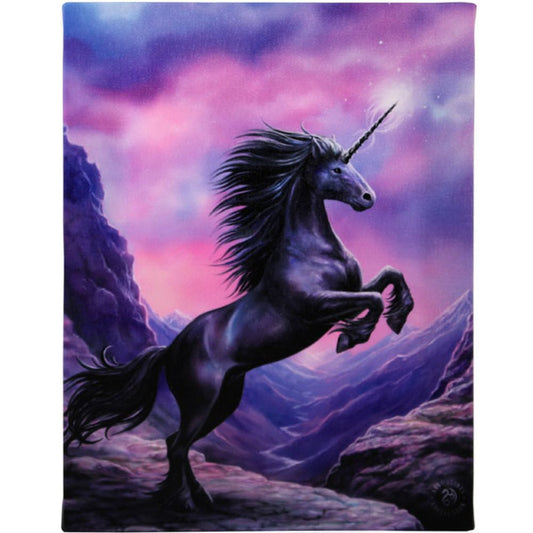 Black Unicorn Canvas