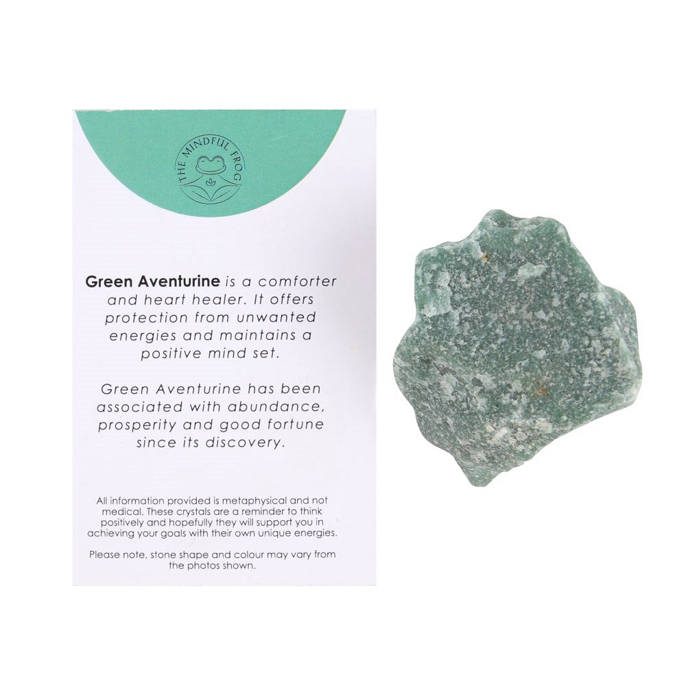 Green Aventurine Rough Cut Healing Crystal For Confidence