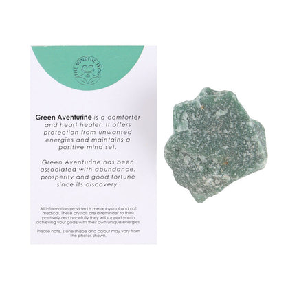 Green Aventurine Rough Cut Healing Crystal For Confidence