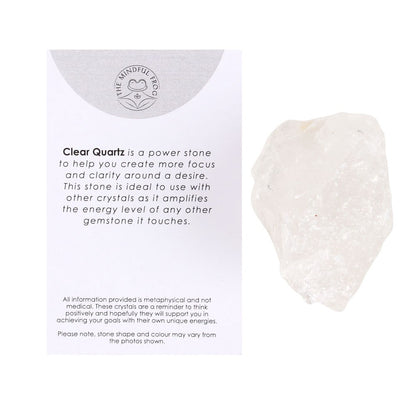 Clear Quartz Rough Cut Healing Crystal for Harmony