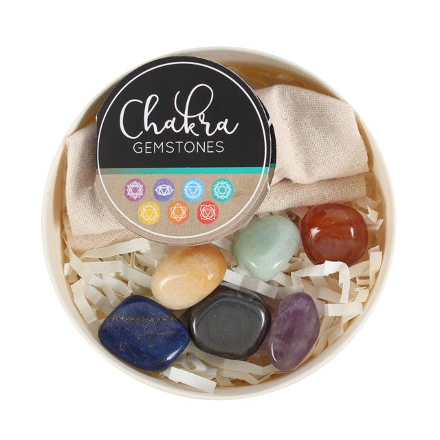 Chakra Gemstone Crystal Gift Box Set