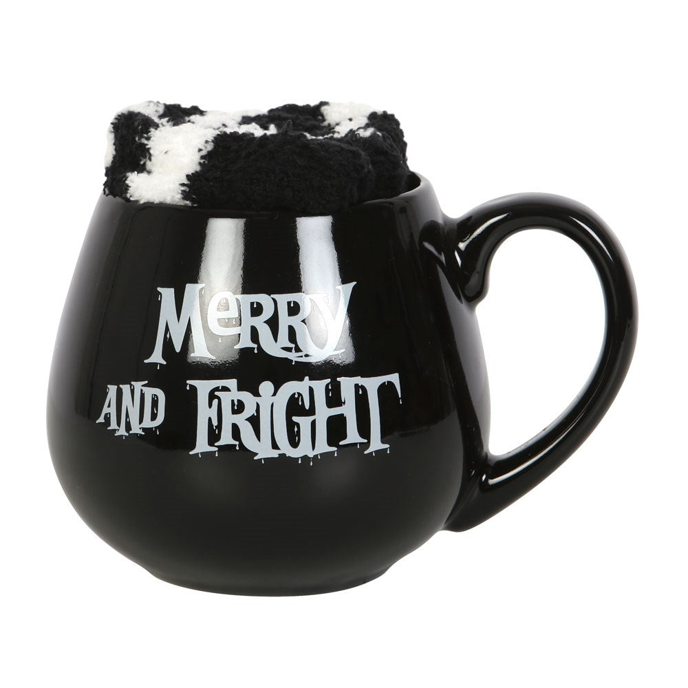 Merry and Fright Mug and Socks Gift Set