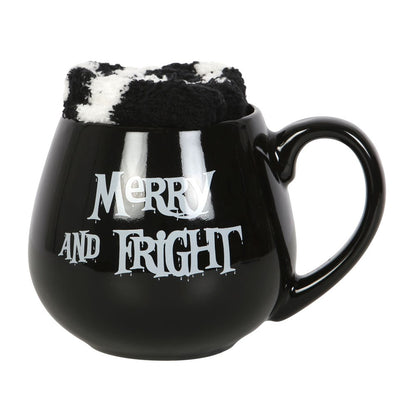 Merry and Fright Mug and Socks Gift Set
