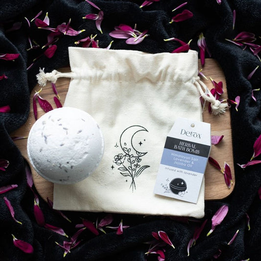 'Detox' Natural Herbal Himilayan Salt, Lavender & Jojoba Infused Bath Bomb