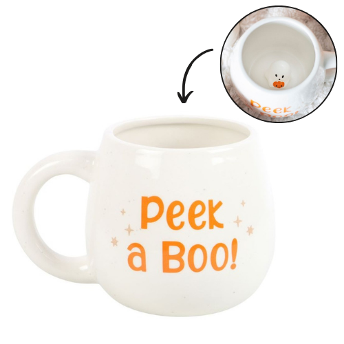 Peekaboo Ghost Surprise Mug