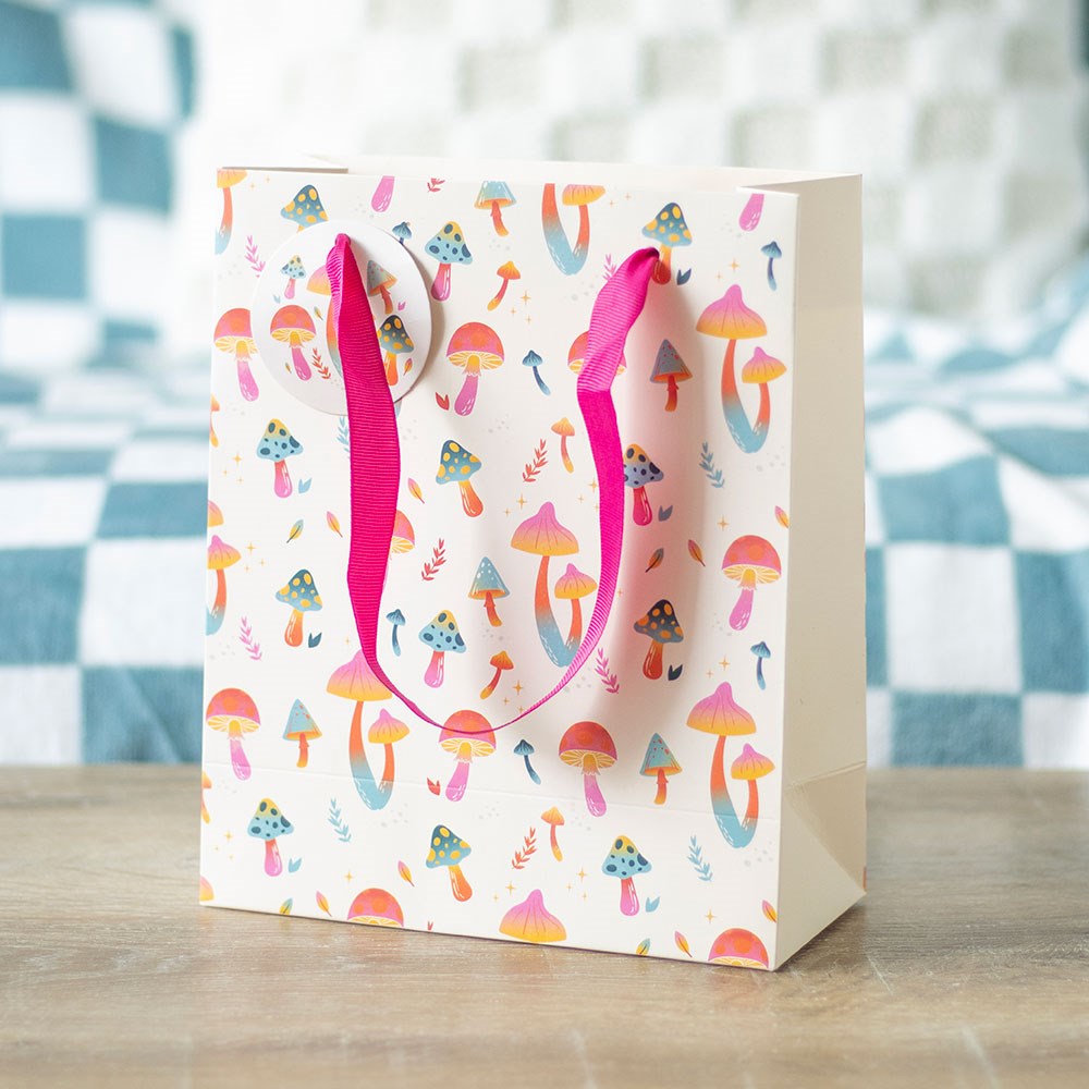 Medium Funky Fungi Mushroom Gift Bag
