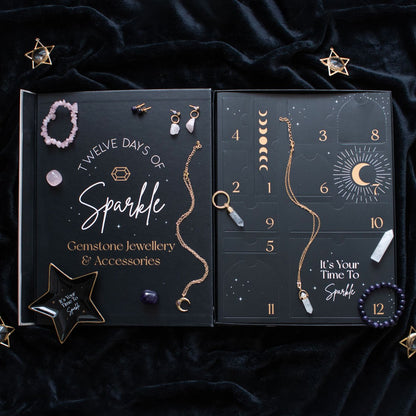 12 Days of Sparkle Gemstone Jewellery & Accessory Advent Calendar