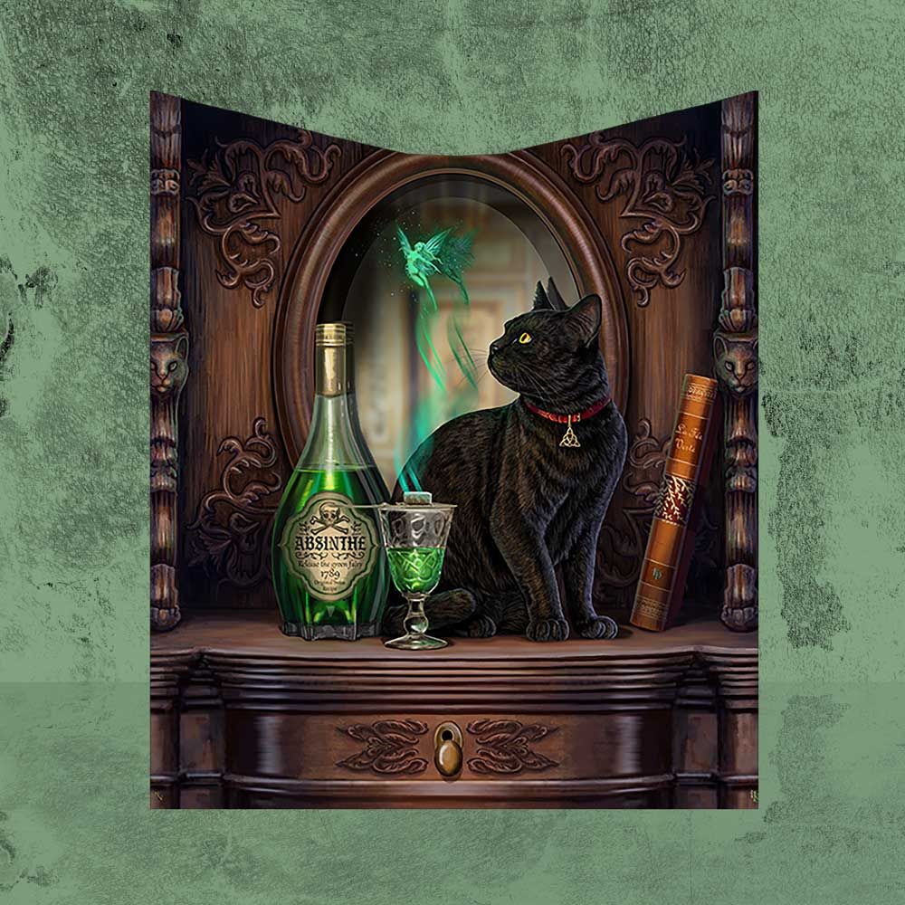 Absinthe Throw Blanket