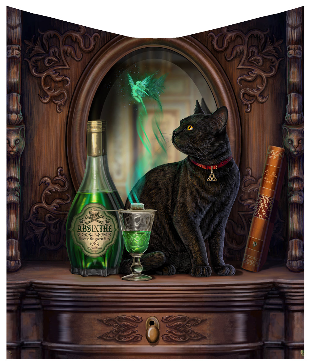 Absinthe Throw Blanket