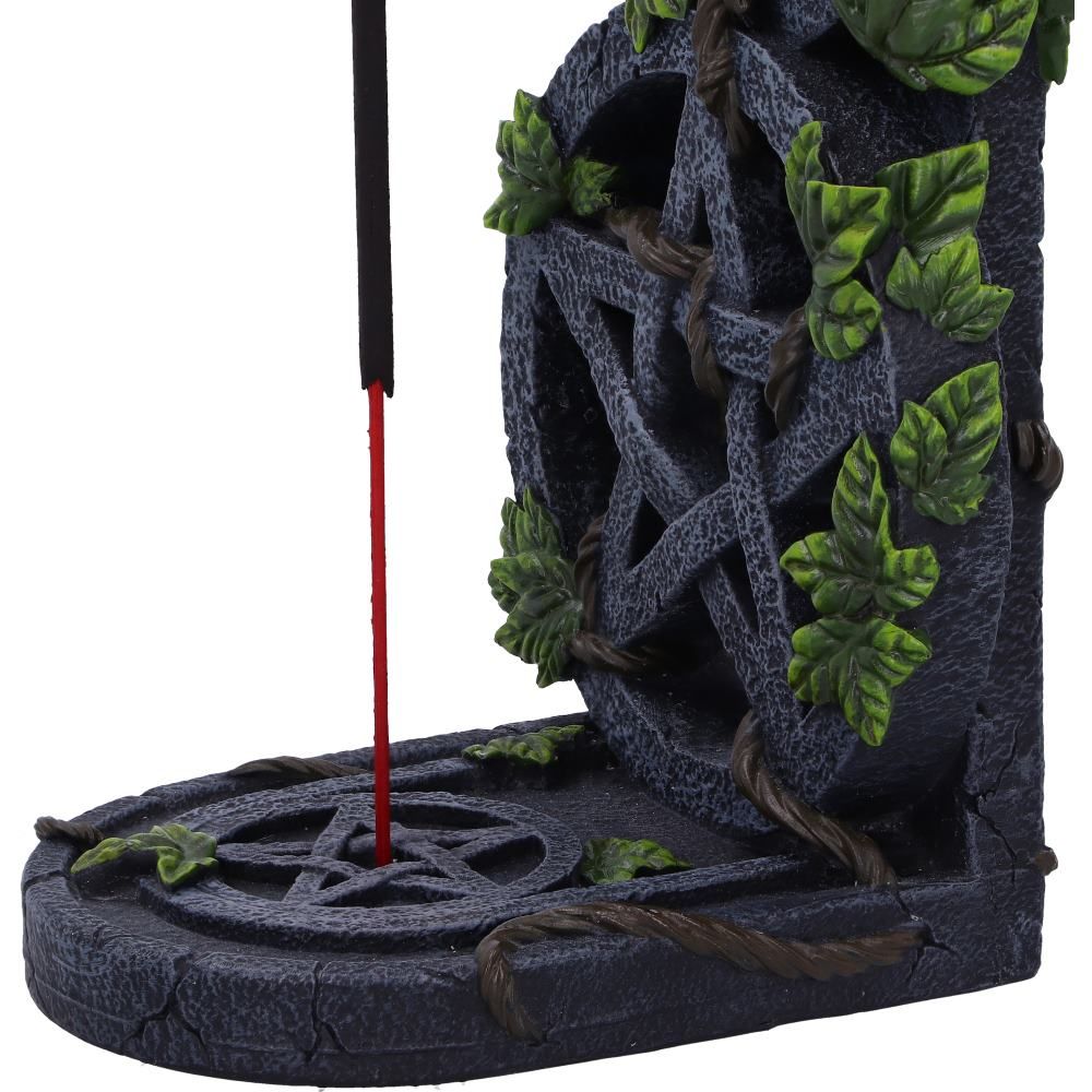Aged Pentagram Incense Burner