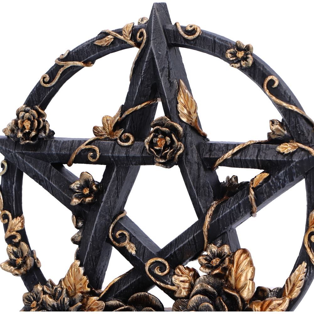 Floral Pentagram Sculpture