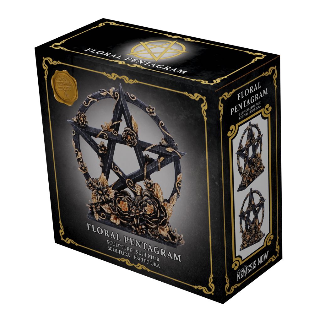 Floral Pentagram Sculpture