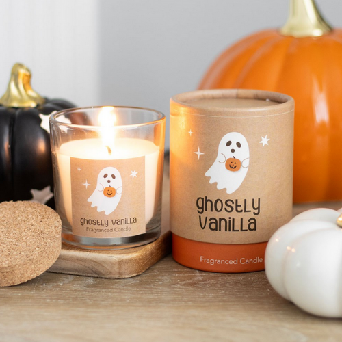 Ghostly Vanilla Scented Candle