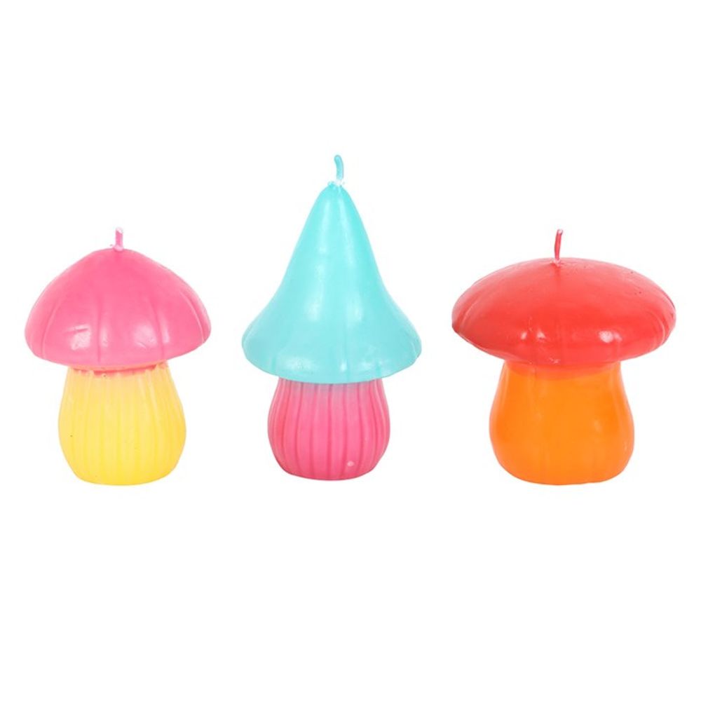 Set of 3 Funky Fungi Candles