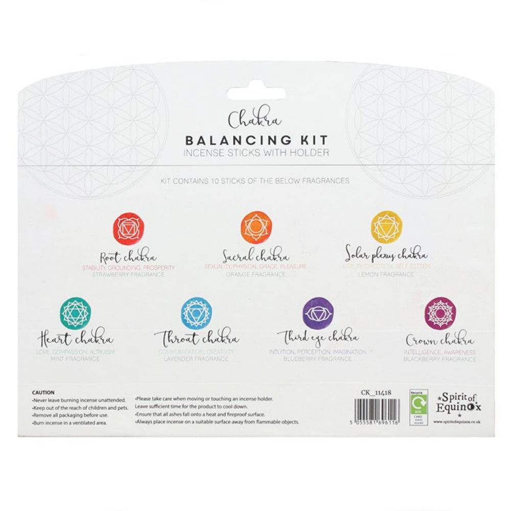 Chakra Incense Balancing Gift Set