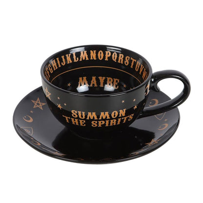 Talking Board Teacup and Saucer with Guide
