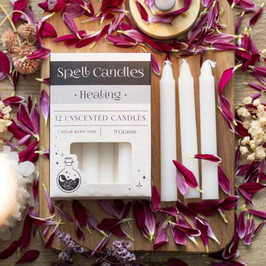 Pack of 12 Healing Spell Candles