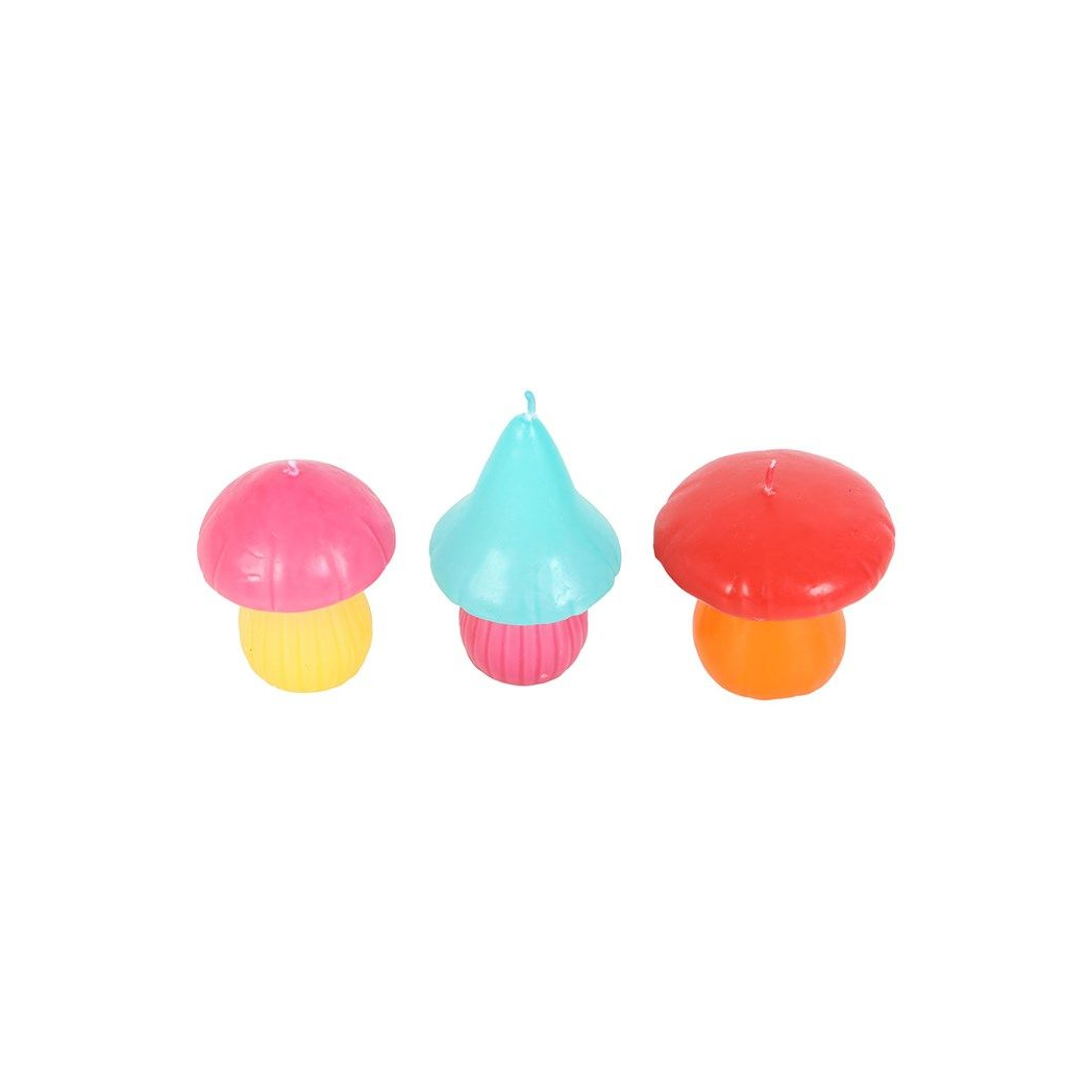 Set of 3 Funky Fungi Candles