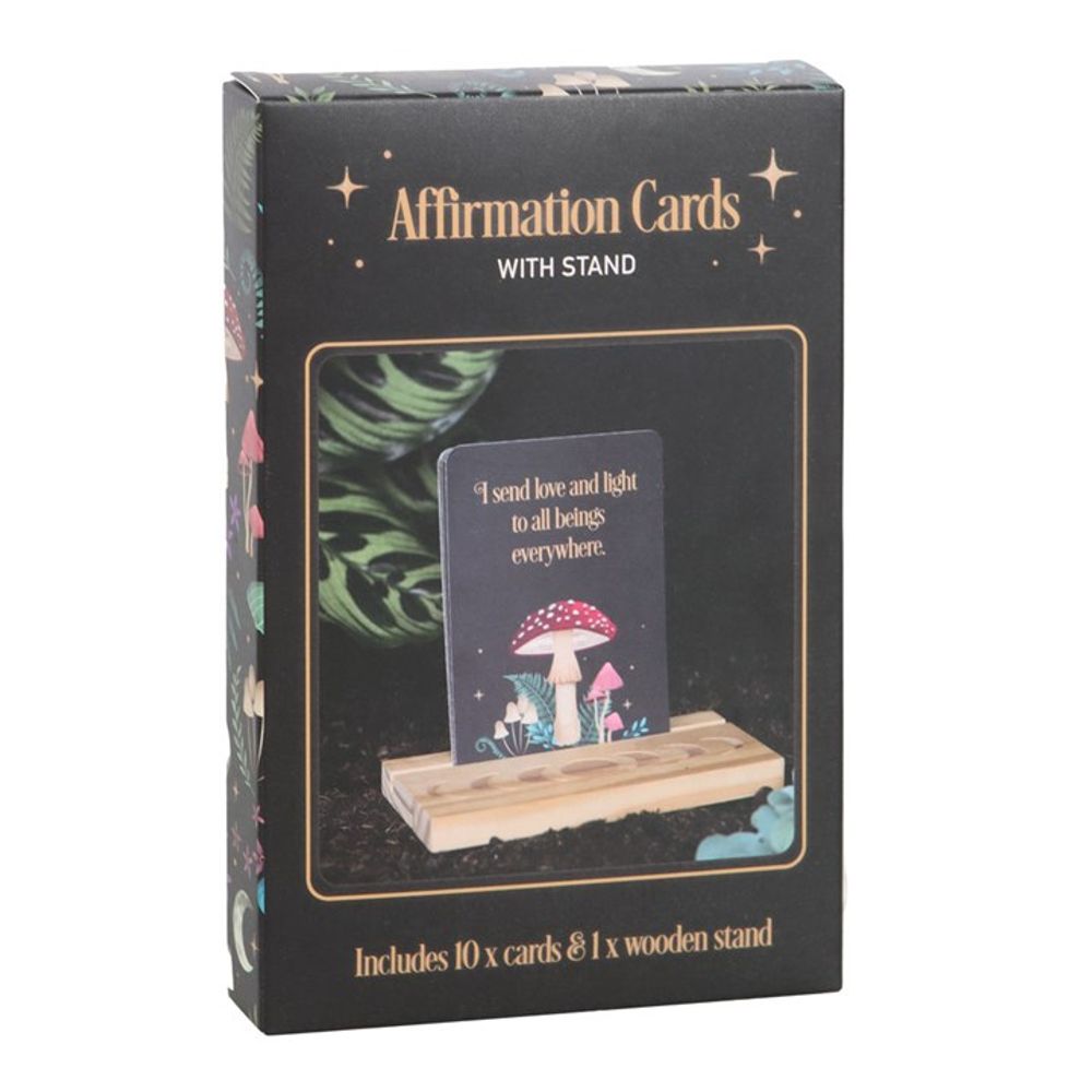Dark Forest Affirmation Cards and Stand Set