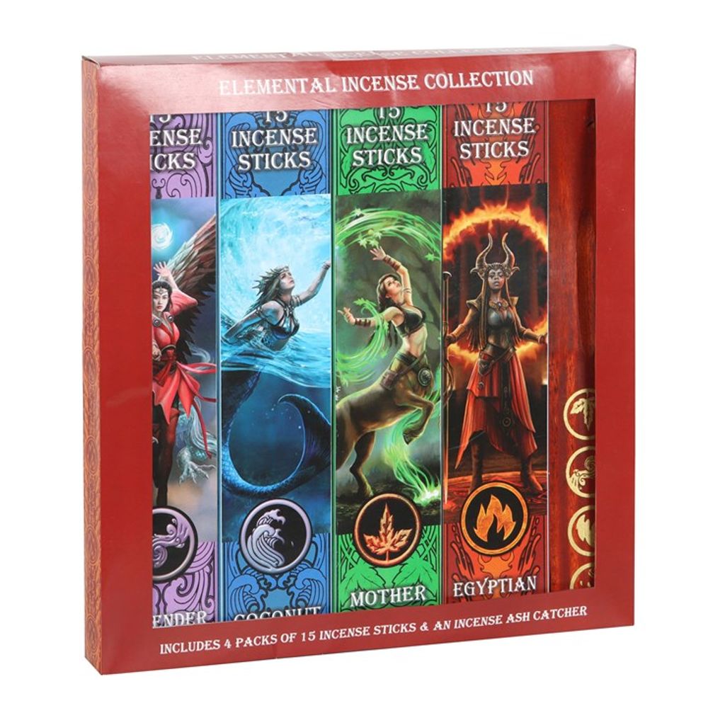 Elemental Incense Stick and Holder Gift Set