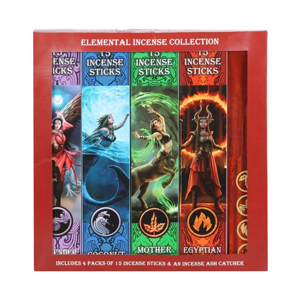 Elemental Incense Stick and Holder Gift Set