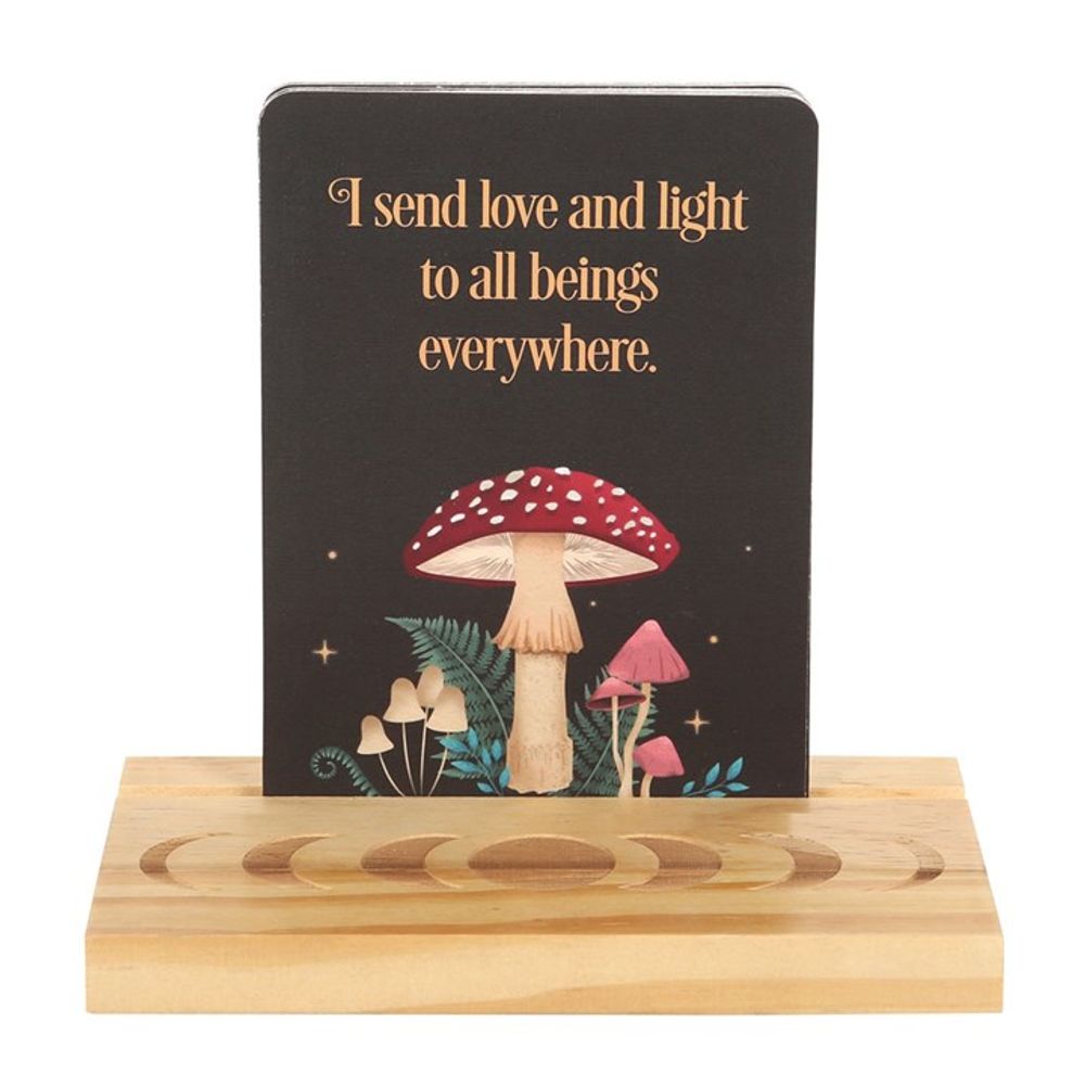 Dark Forest Affirmation Cards and Stand Set