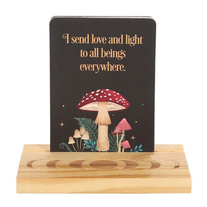 Dark Forest Affirmation Cards and Stand Set