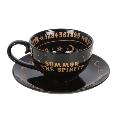 Talking Board Teacup and Saucer with Guide