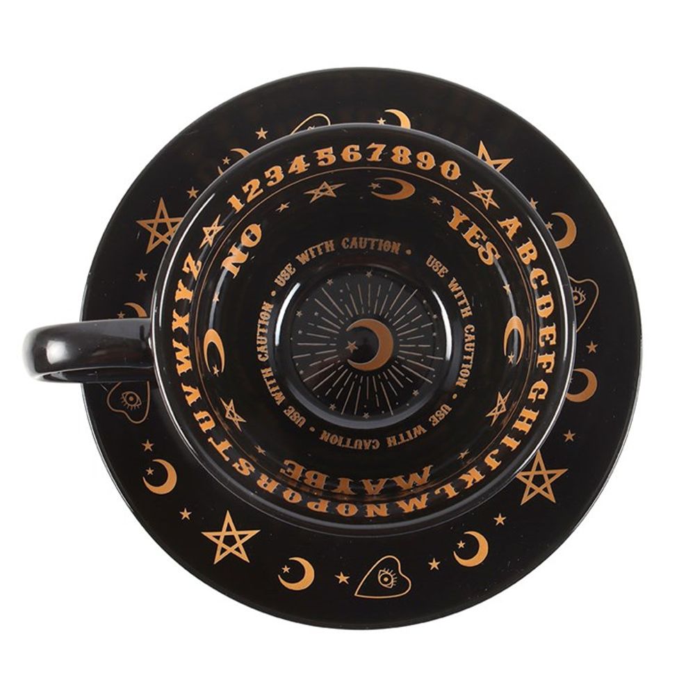 Talking Board Teacup and Saucer with Guide