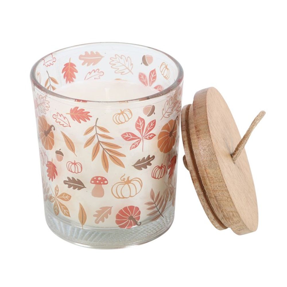Autumn Leaves Warm Vanilla Infused Candle