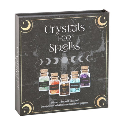 Crystals for Spells: Crystal Chip Bottle Gift Set