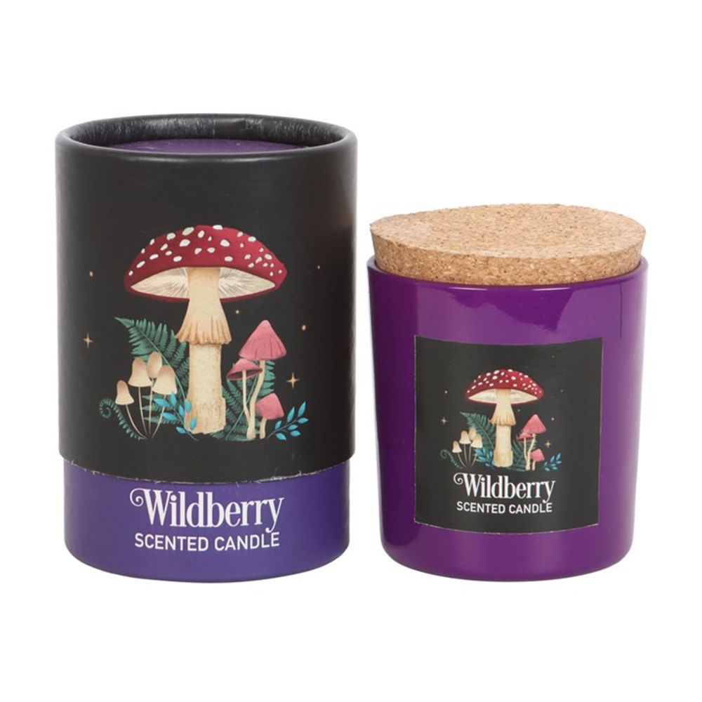 Forest Mushroom Wildberry Scented Candle