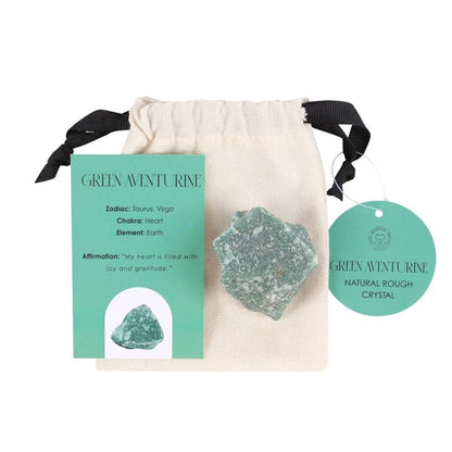 Green Aventurine Rough Cut Healing Crystal For Confidence