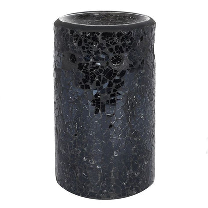 Black Cracked Mirror Pillar Oil & Wax Warmer